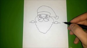 Как нарисовать ДЕДА МОРОЗА? Лёгкие рисунки для срисовки