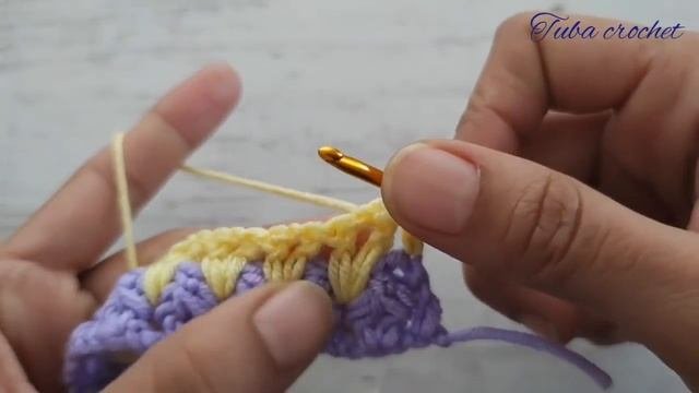 Super Easy Crochet Baby Blanket İce Cream Pattern For Beginners ~ Trend Crochet Blanket Pattern