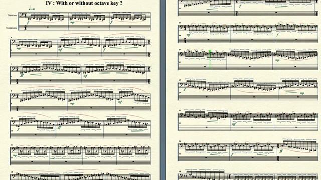 R.Rønnes 12 Virituoso Studies for Bassoon, no4.With or without octave key?. смотреть онлайн