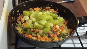 овощной гарнир к рыбке