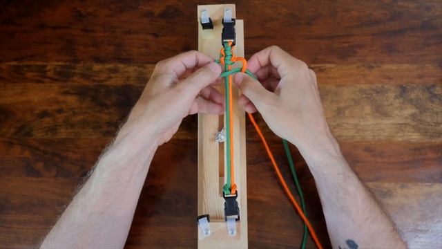 Easy Two Colour Paracord Bracelet | EASY PARACORD BRACELET смотреть онлайн