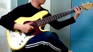 Bruno Mars - Treasure bass cover by fender deluxe bass