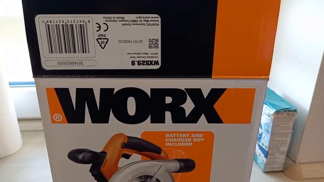 WORX WX529.9 20V Ručná  kotúčová  píla