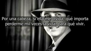 Carlos Gardel - Por una cabeza Karaoke