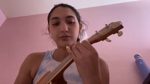 Easy Ukulele dark red by steve lacy