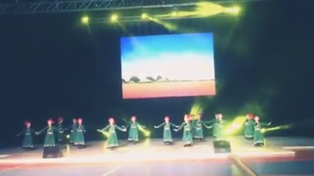 Моё выступление с ансамблем. танец Весёлый верблюд.