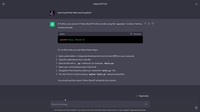 How to Print hello world in python Language #coding #python  #ternding