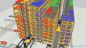 Институт Креономика. Визуализация складского комплекса.