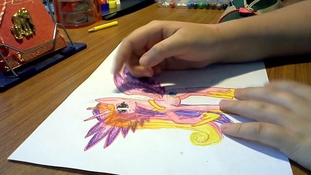 Как рисовать пони Кейдэнс.Часть3.Понец!:) смотреть онлайн