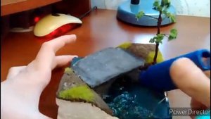 Создание воды без эпоксидки на диораме