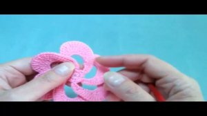 Мастер-класс по ирландскому кружеву "Коломбина" - Часть 1 Irish crochet lace - training.