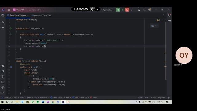 Exploring Java Thread using VisualVM смотреть онлайн