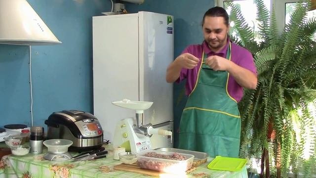 Простой рецепт приготовления  домашней сырокопченой колбасы