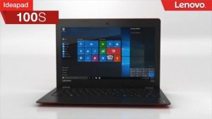 Lenovo Ideapad 100s Laptop (Red)