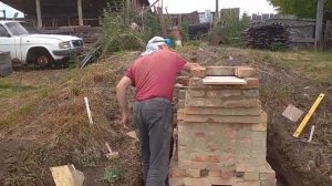 Дровяная печь для обжига керамики.