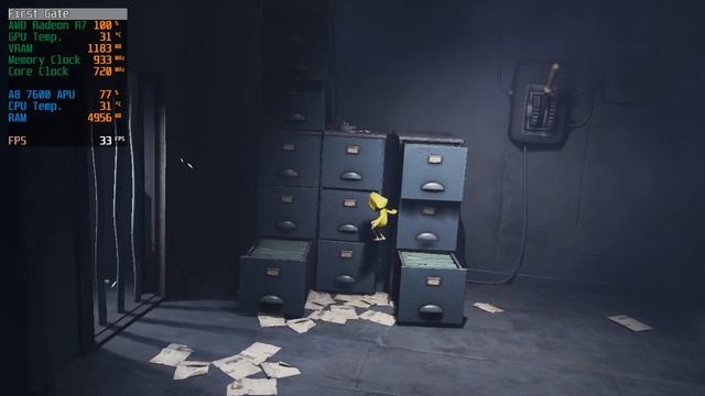 Little Nightmare Gameplay - AMD A8 7600 APU Gaming смотреть онлайн