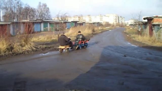 катание вдвоём на мотособаке часть 1 , 4 января 2014 г. смотреть онлайн