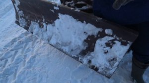 Т-30А80 в работе. Выпало много снега, работы много. Чистим снег на тракторе. Настали теплые деньки.