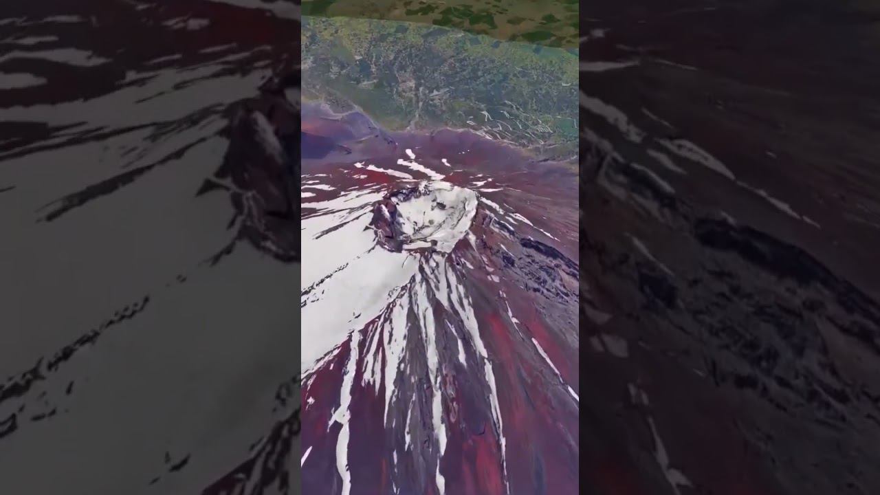 Стратовулкан Фудзияма, Высота 3776 м смотреть онлайн