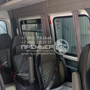 #Дооборудование пассажирского салона базового городского микроавтобуса #Форд Транзит