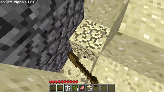 Minecraft Alpha 1.0.6 смотреть онлайн