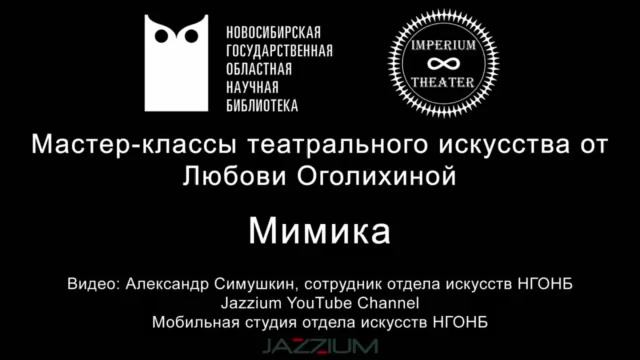 Мастер-классы театрального искусства. Урок 5-й. Мимика
