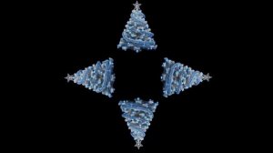 Голограмма для пирамидки (Новогодние елочки)