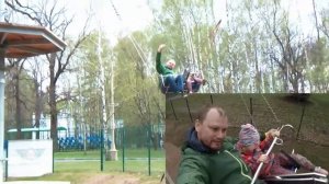 Гигантские качели в SkyTown на ВДНХ