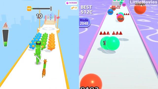 Ball Run 2048 | Long Neck Run - All Level Gameplay Android,iOS - NEW APK MEGA UPDATE