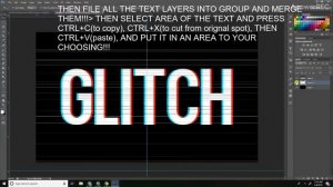 Glitch Text Effect | Photoshop Tutorial