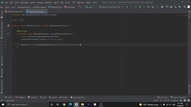 How to Open a New Activity With a Button in Android Studio [JAVA 2022] смотреть онлайн