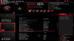 AMD Ryzen 9 5950X Bios Settings | MSI X570 Unify Motherboard