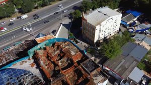 Последствия сильного пожара в ТЦ "Максим" спустя 10 месяцев.