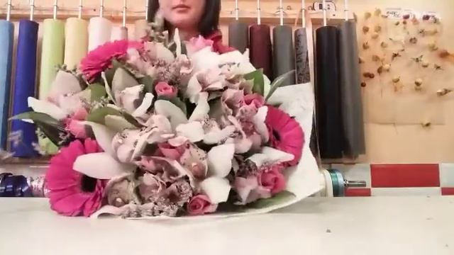Флористика букет из цимбидиума смотреть онлайн