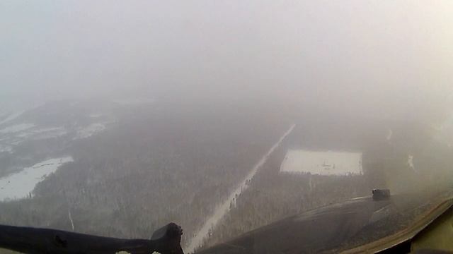 Заход в Ленске. RW25L poor weather смотреть онлайн