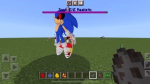 Realistic sonic.exe ADDON in Minecraft PE