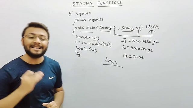 String Function - equals( ) Method | JAVA Programming | ICSE смотреть онлайн