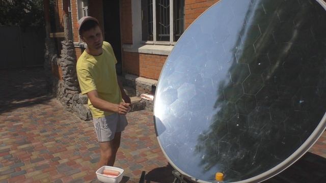 ? СОЛНЕЧНЫЙ КОНЦЕНТРАТОР ПРИГОТОВЛЕНИЕ ПИЩИ SOLAR COOKING Parabolic Mirror Игорь Белецкий