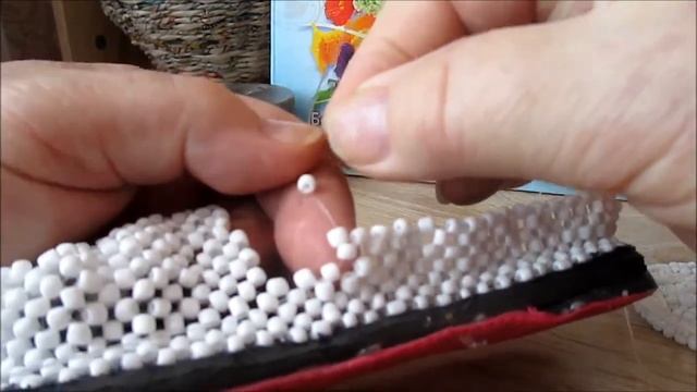 Бисероплетение Туфельки из бисера
