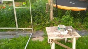 Теплица из поликарбоната, своими руками. под бассейн.
