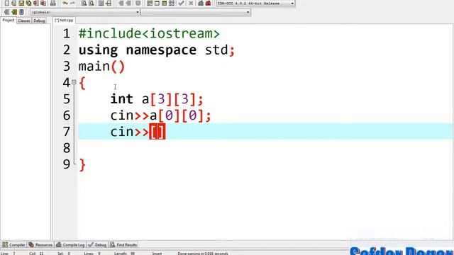 Two Dimensional Array | Multi Dimensional Array | Matrix Array | C++ Tutorial for Beginners - 73