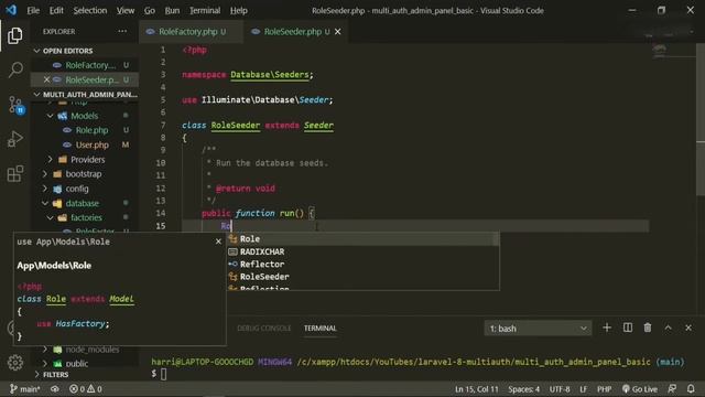 Laravel 8: Multi-Auth/ Admin Panel From Scratch w/ Simple Roles - Ep.#1 Project Setup смотреть онлайн