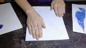 On-line урок по рисованию в технике монотипия (гуашь) в Нелжа Ру