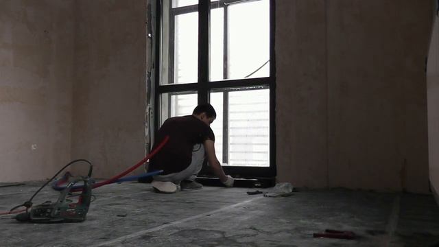 Установка напольных конвекторов отопления