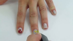 Nail-Art Рисуем на ногтях Детский маникюр Простые рисунки на ногтях drawings on the nails
