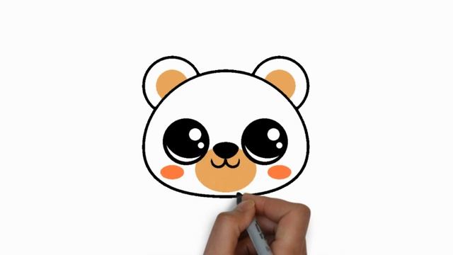 How to Draw a Cute Teddy Bear Face - Draw so Cute Animals смотреть онлайн