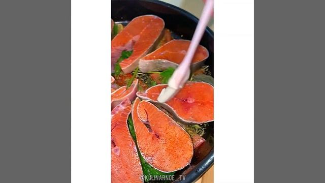 ??ПРЕКРАСНАЯ ЗАПЕЧЕННАЯ КЕТА | ТАЕТ ВО РТУ | СМОТРЕТЬ СО ЗВУКОМ | АСМР смотреть онлайн