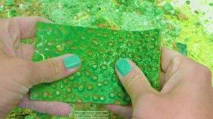 МЫЛО ASMR ? Нарезка сухого мыла ? Шарики из крахмала Green crunch ? Расслабляющее видео со слай