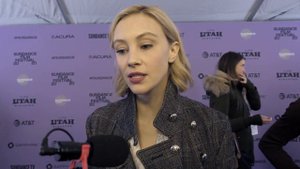 Sarah Gadon EXCLUSIVE INTERVIEW | Sundance 2020 'Black Bear' Premiere