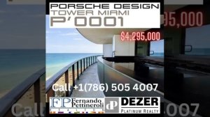 BEST PRICE AT PORSCHE DESIGN TOWER